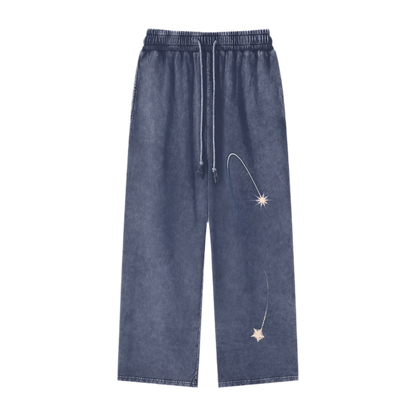 Star Boyo Sweats - Acid Wash Straight