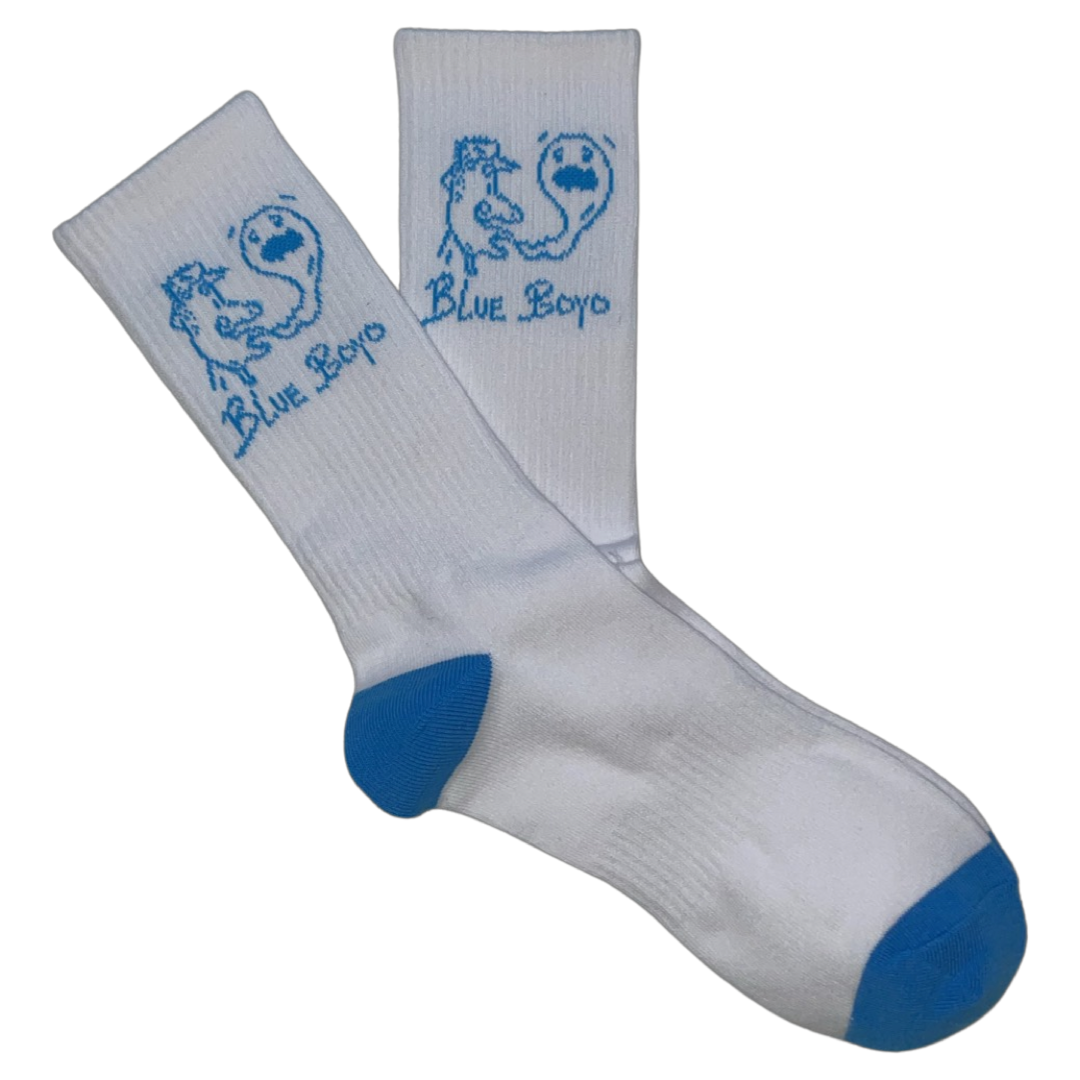 Blue Boyo Logo Socks